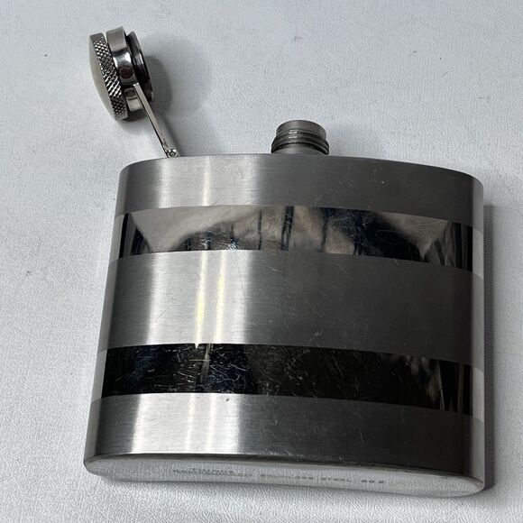 Things Remembered Stainless Steel 5 Oz Flask - Picture 6 of 9